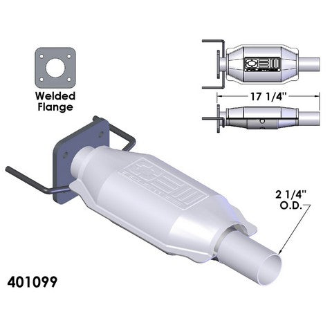Catalytic Converter OEM Industries 401099