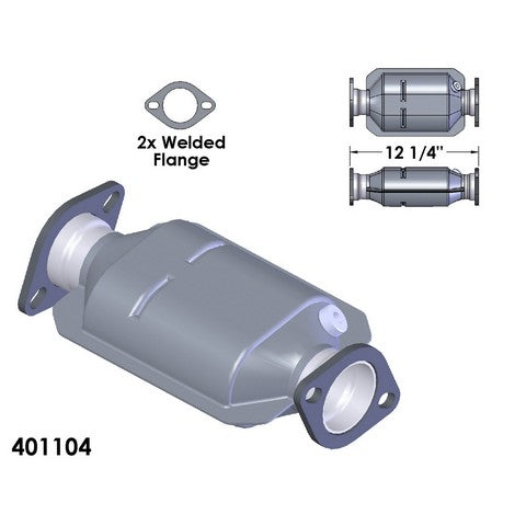 Catalytic Converter OEM Industries 401104