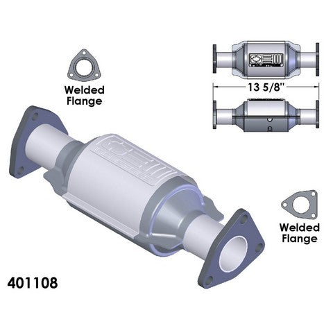 Catalytic Converter OEM Industries 401108