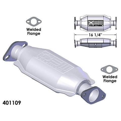 Catalytic Converter OEM Industries 401109