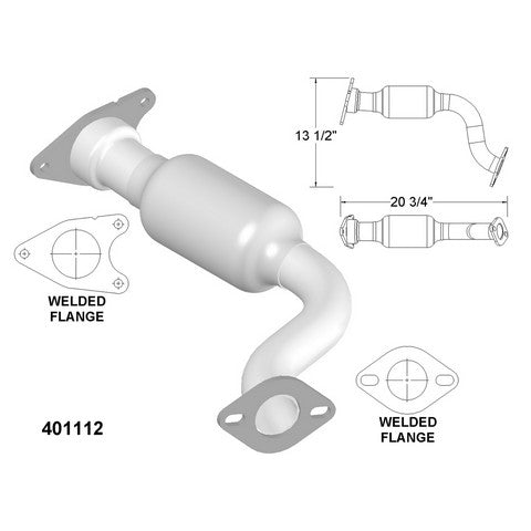 Catalytic Converter OEM Industries 401112
