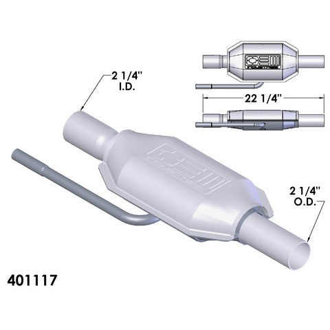Catalytic Converter OEM Industries 401117