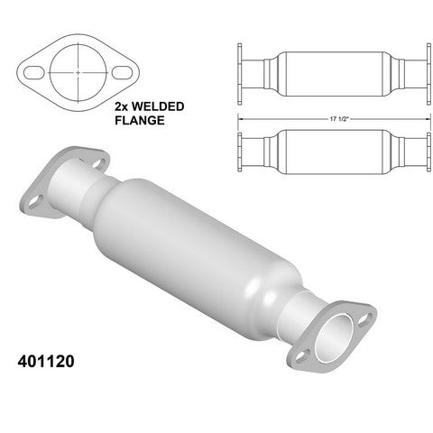 Catalytic Converter OEM Industries 401120