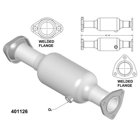 Catalytic Converter OEM Industries 401126