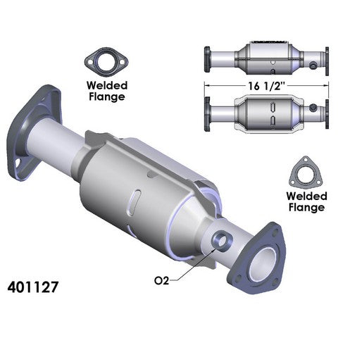 Catalytic Converter OEM Industries 401127