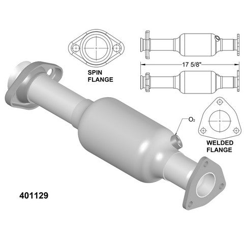 Catalytic Converter OEM Industries 401129