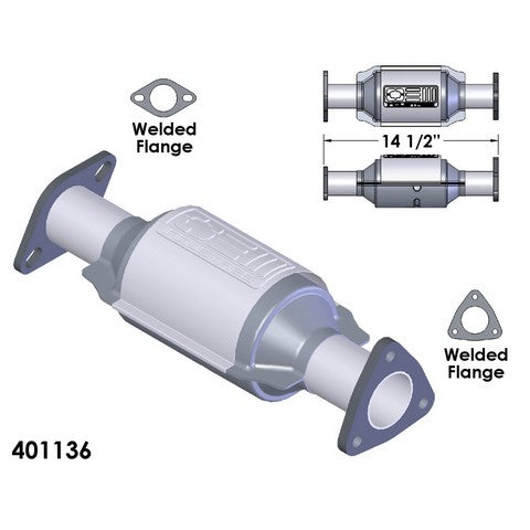 Catalytic Converter OEM Industries 401136