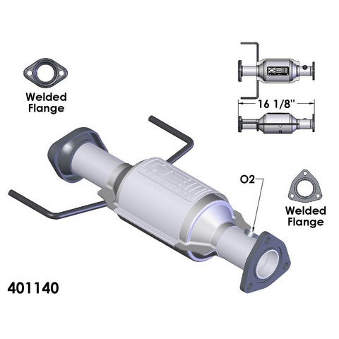 Catalytic Converter OEM Industries 401140
