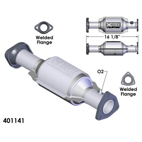 Catalytic Converter OEM Industries 401141