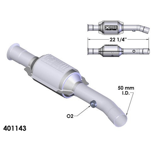 Catalytic Converter OEM Industries 401143