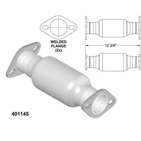 Catalytic Converter OEM Industries 401145