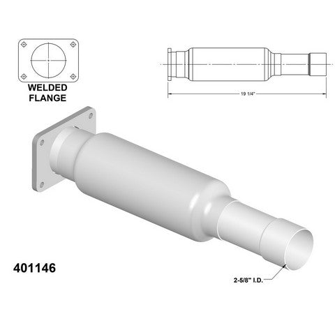 Catalytic Converter OEM Industries 401146