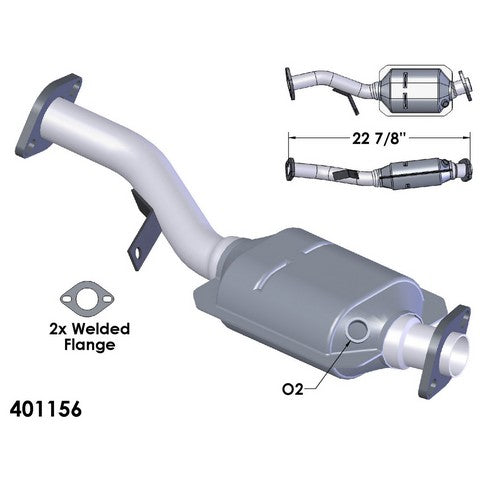 Catalytic Converter OEM Industries 401156