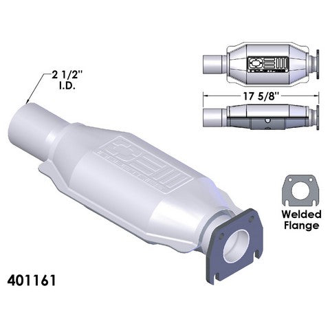 Catalytic Converter OEM Industries 401161