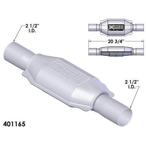 Catalytic Converter OEM Industries 401165