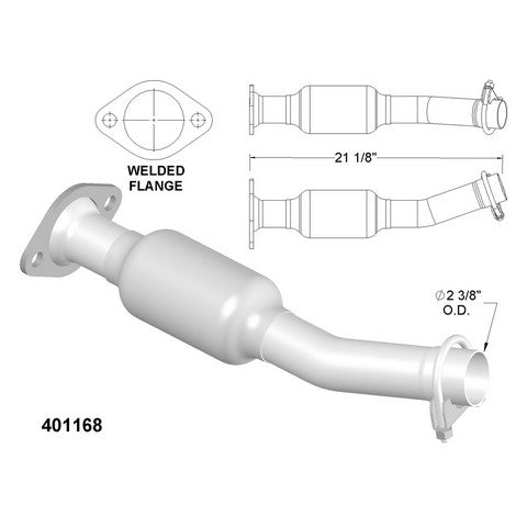 Catalytic Converter OEM Industries 401168