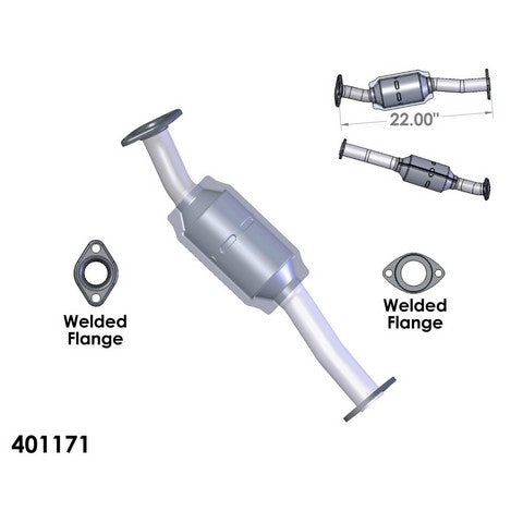 Catalytic Converter OEM Industries 401171
