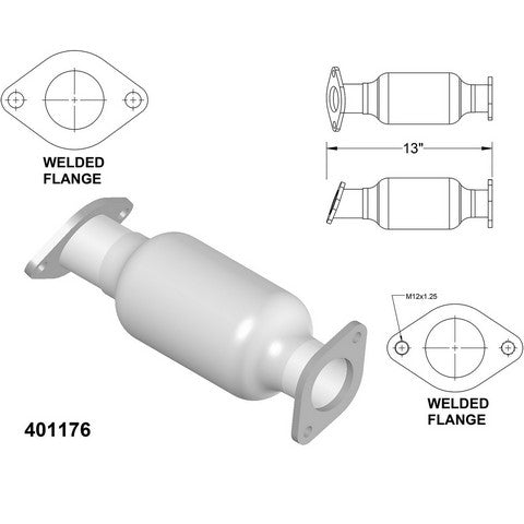 Catalytic Converter OEM Industries 401176