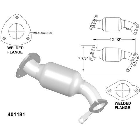 Catalytic Converter OEM Industries 401181