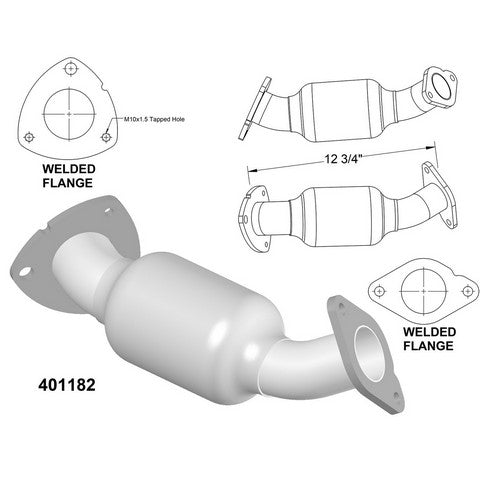 Catalytic Converter OEM Industries 401182