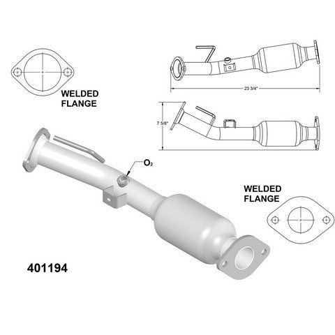 Catalytic Converter OEM Industries 401194