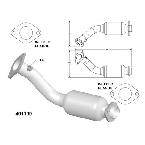 Catalytic Converter OEM Industries 401199