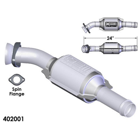 Catalytic Converter OEM Industries 402001
