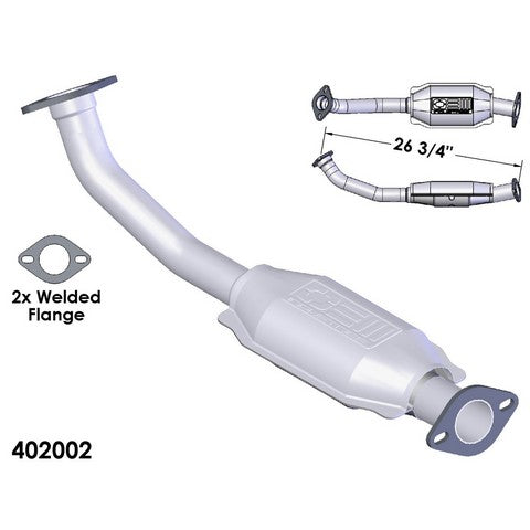 Catalytic Converter OEM Industries 402002