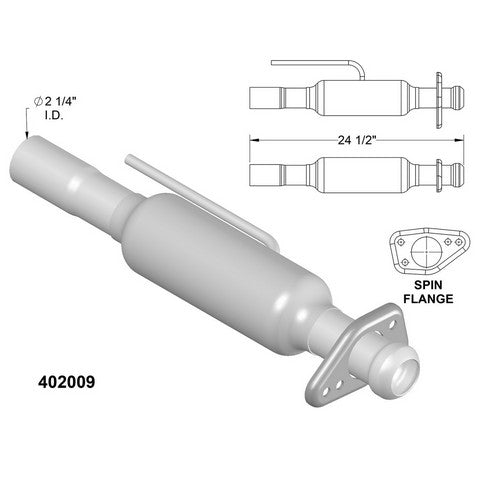 Catalytic Converter OEM Industries 402009