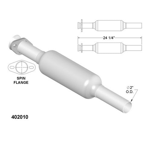 Catalytic Converter OEM Industries 402010