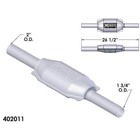 Catalytic Converter OEM Industries 402011