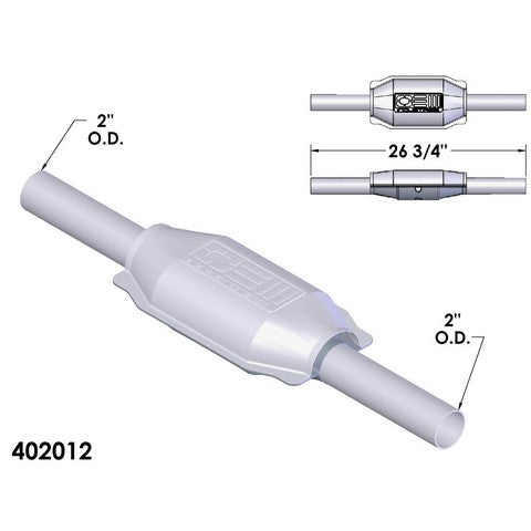 Catalytic Converter OEM Industries 402012