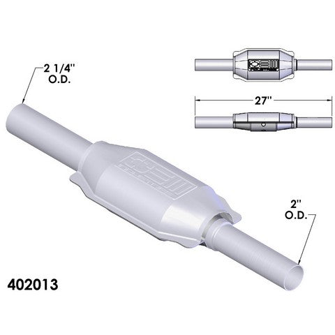 Catalytic Converter OEM Industries 402013
