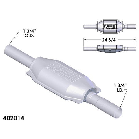 Catalytic Converter OEM Industries 402014