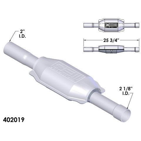 Catalytic Converter OEM Industries 402019