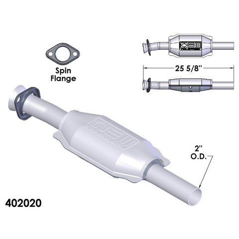 Catalytic Converter OEM Industries 402020