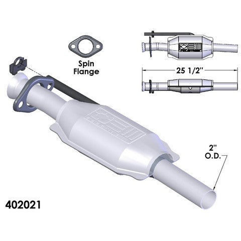 Catalytic Converter OEM Industries 402021
