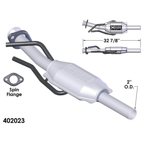 Catalytic Converter OEM Industries 402023