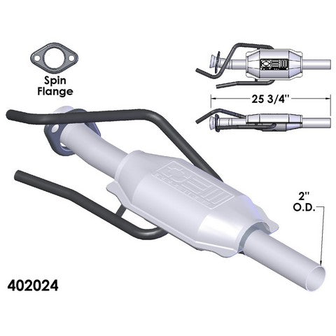 Catalytic Converter OEM Industries 402024
