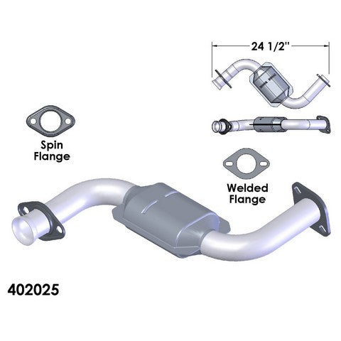 Catalytic Converter OEM Industries 402025
