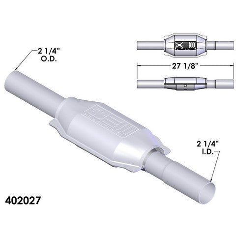 Catalytic Converter OEM Industries 402027
