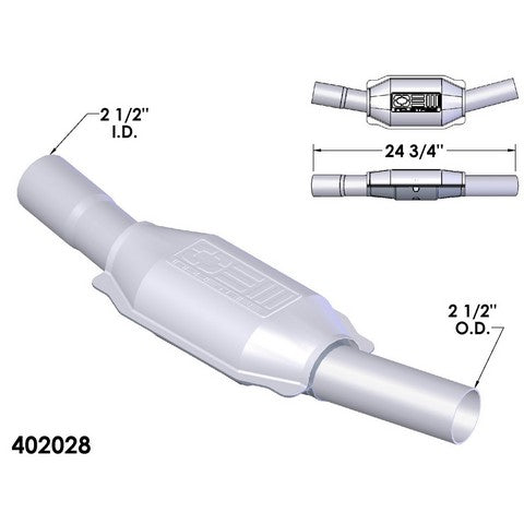 Catalytic Converter OEM Industries 402028