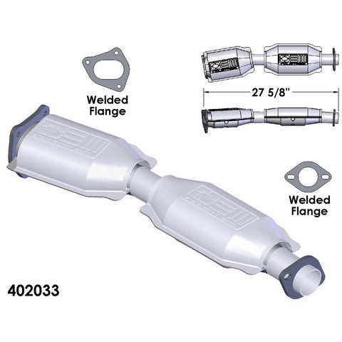 Catalytic Converter OEM Industries 402033
