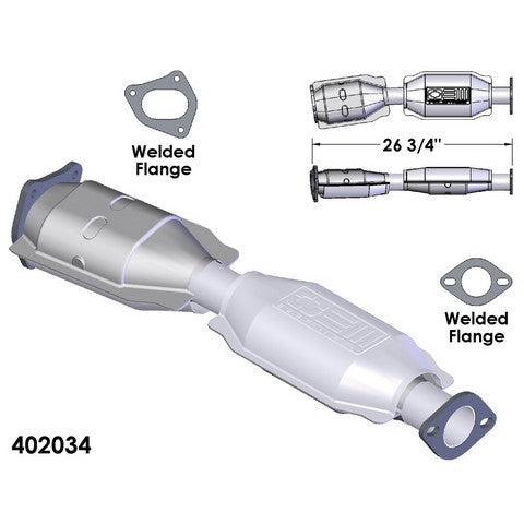 Catalytic Converter OEM Industries 402034