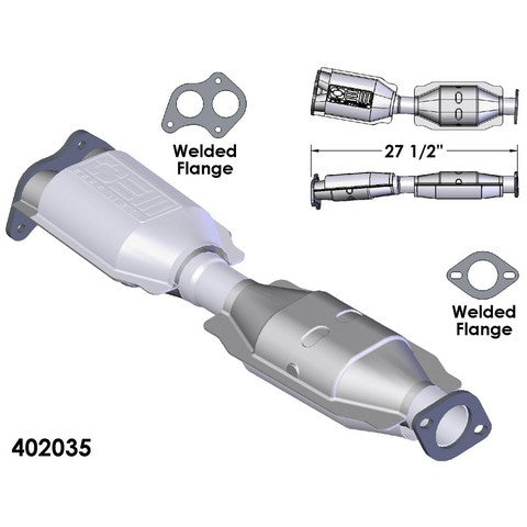 Catalytic Converter OEM Industries 402035