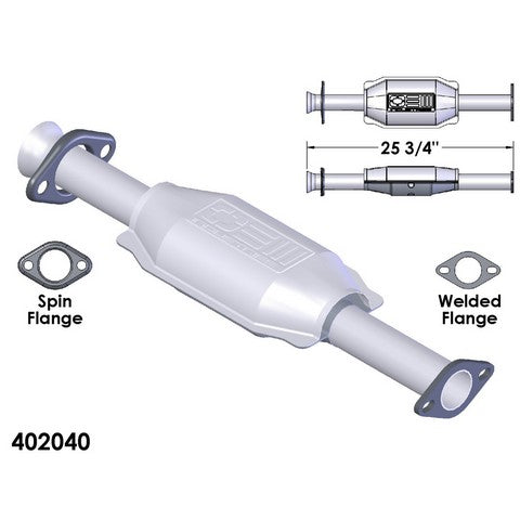 Catalytic Converter OEM Industries 402040