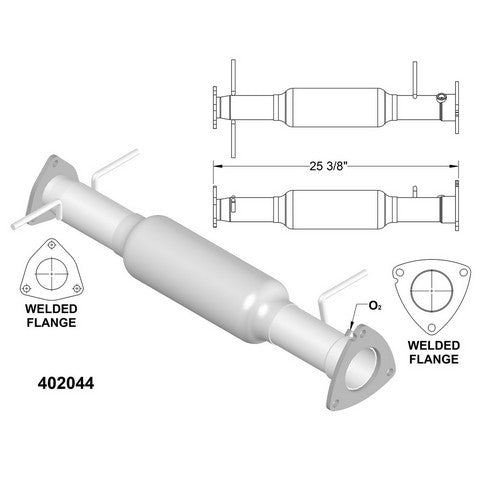 Catalytic Converter OEM Industries 402044