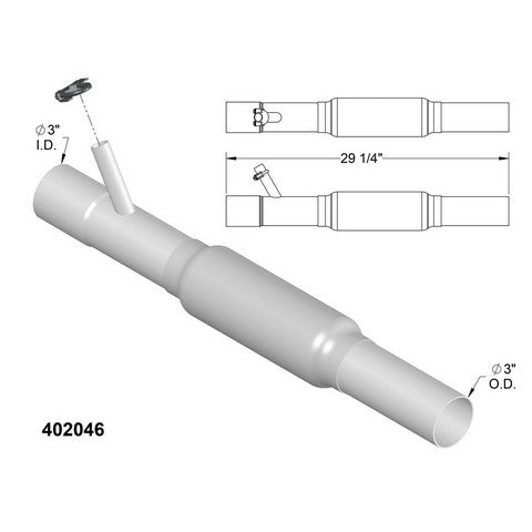 Catalytic Converter OEM Industries 402046