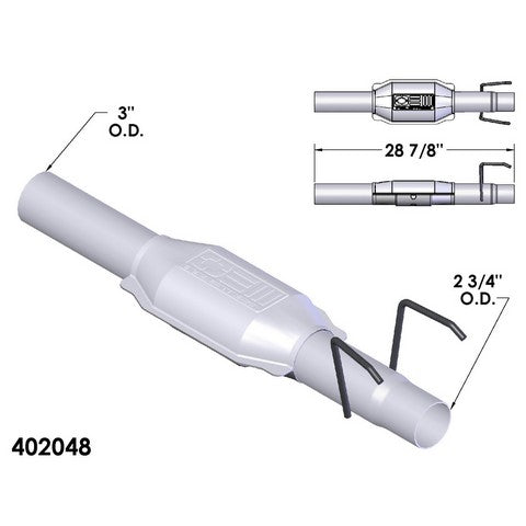 Catalytic Converter OEM Industries 402048