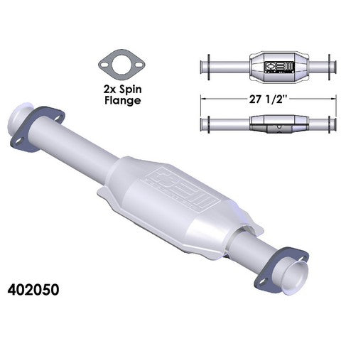 Catalytic Converter OEM Industries 402050